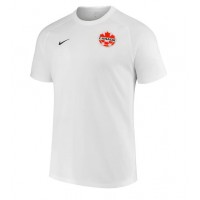 Camiseta Canadá Visitante Equipación Mundial 2022 manga corta